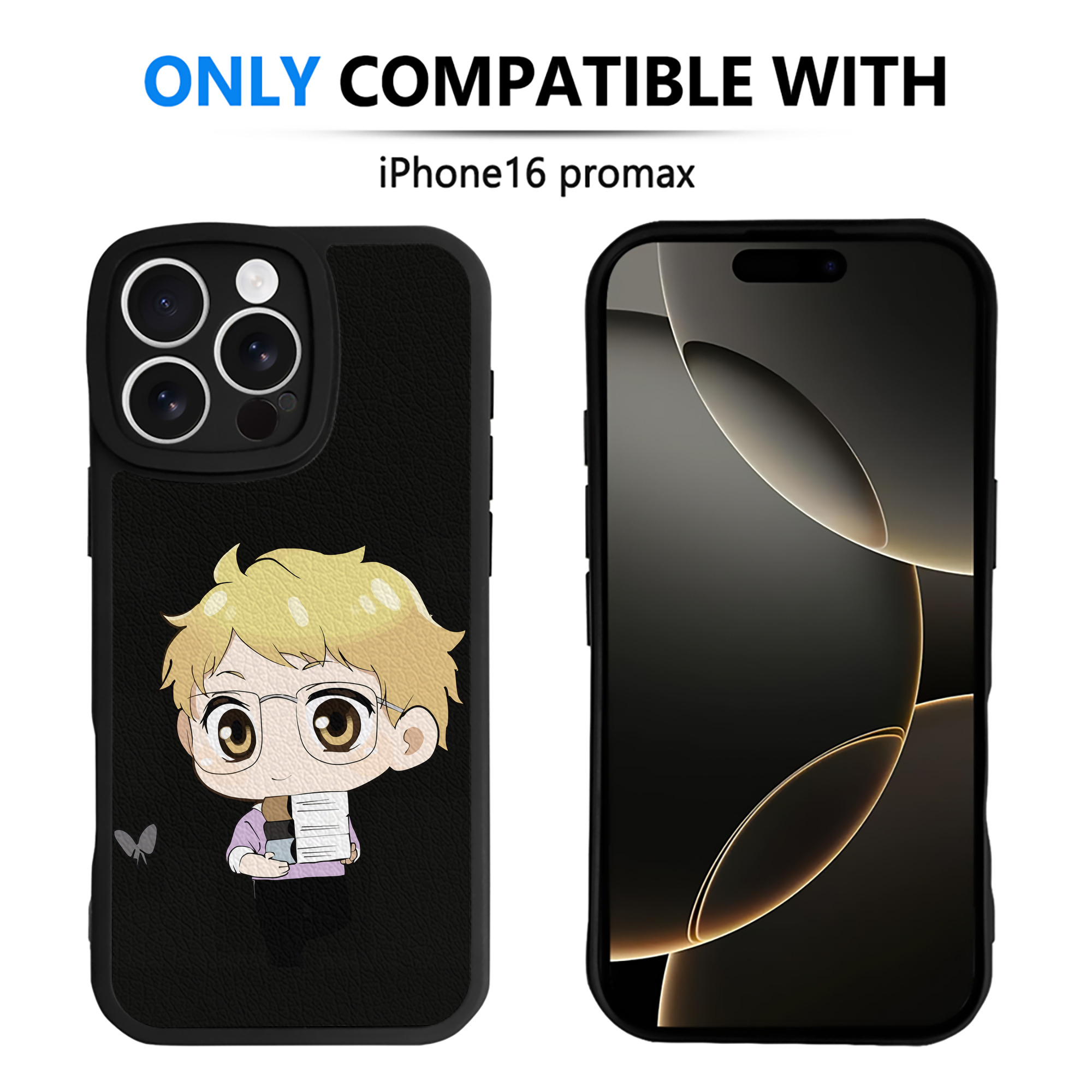 （画像用） ハイキュー!! Haikyu!! 【iPhone 16シリーズ対応】シリコンスマホケース（レザー調） 材質：シリコン